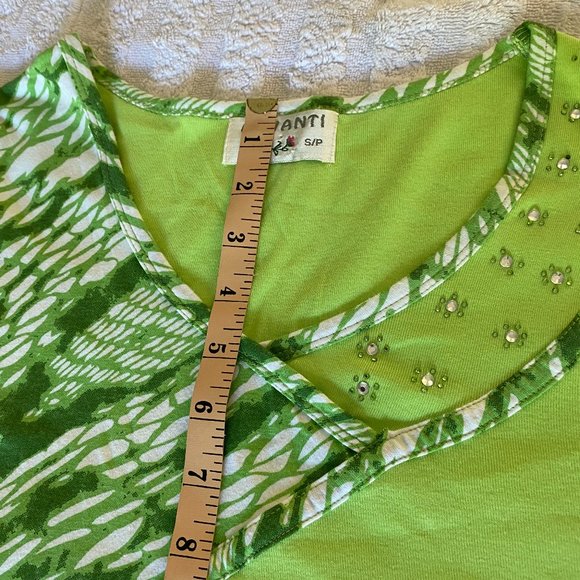 Fun patterned tunic-length t-shirt, - Picture 6 of 15